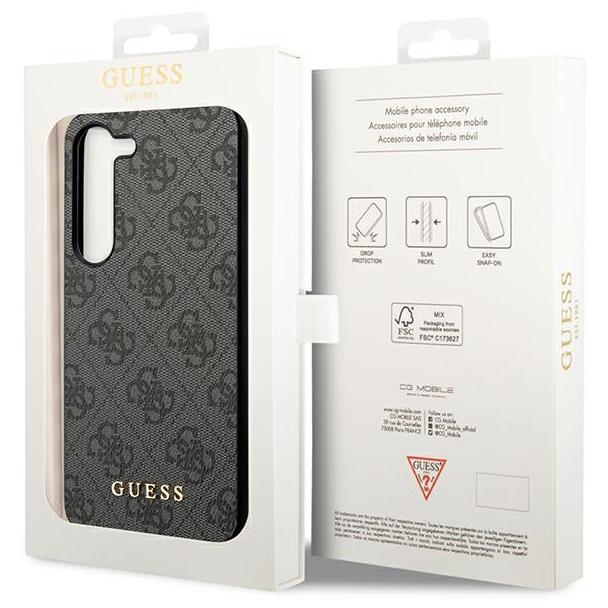 GUESS futerał do SAMSUNG S24 GUHCS24SGF4GGR (4G Charm) czarny