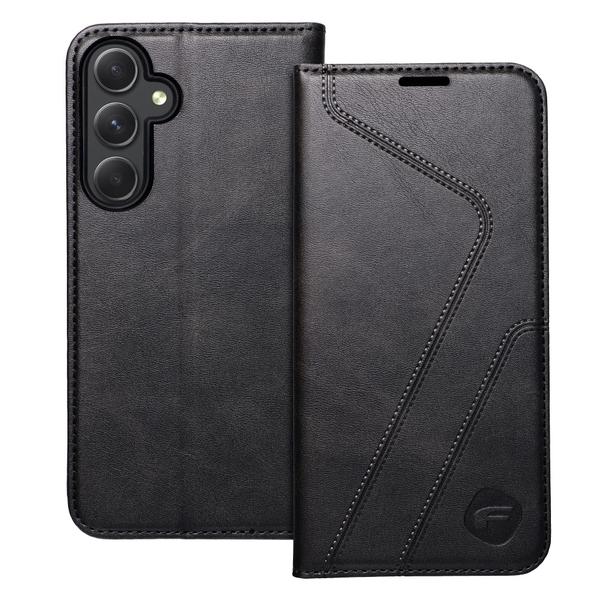 Pokrowiec na Samsung A55 Forcell F-Protect RFID Blocker Book czarny