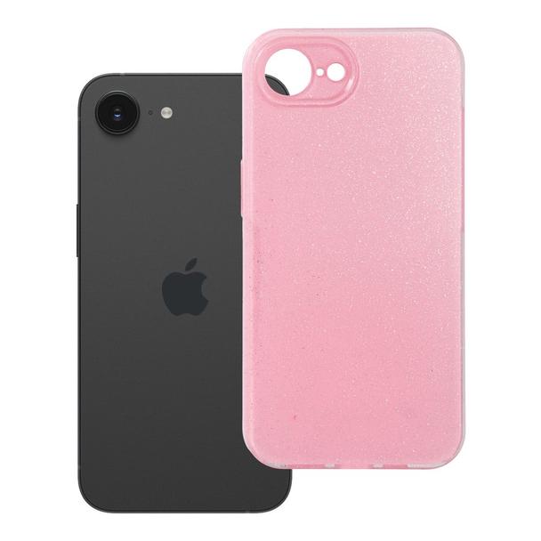 Futerał do iPhone 16e (SE 4 2025) / 17e Clear Case 2 mm Blink różowy
