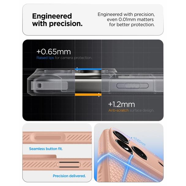 SPIGEN futerał LIQUID AIR do IPHONE 18 Pro Max / 17 Pro Max rose titanium