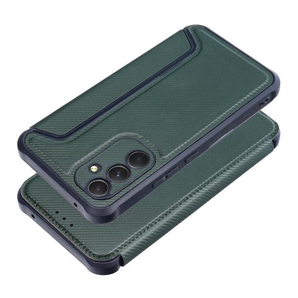 Etui z klapką na Samsung A54 5G Razor Book ciemnozielone
