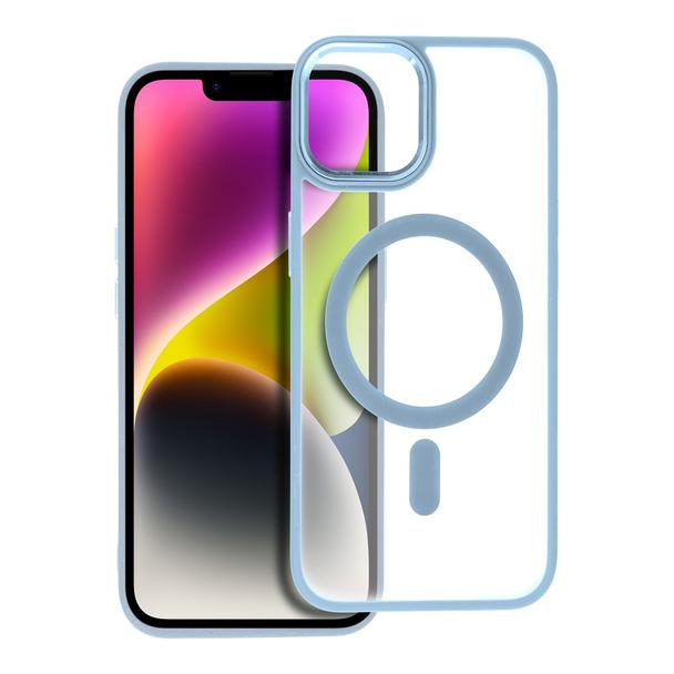 Futerał MATTE MAG COVER kompatybilny z MagSafe do IPHONE 14 niebieski