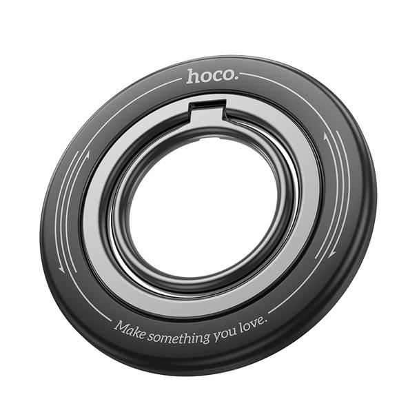 Uchwyt na telefon na palec Hoco magnetyczny Ring GH3 czarny