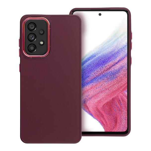 Futerał do Samsung A52 5G / A52 LTE ( 4G ) / A52s 5G Frame fioletowy
