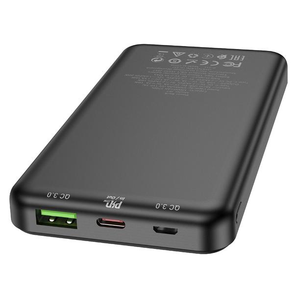 Powerbank Hoco 10000 mAh QC3.0 PD 3A 20W J87 czarny