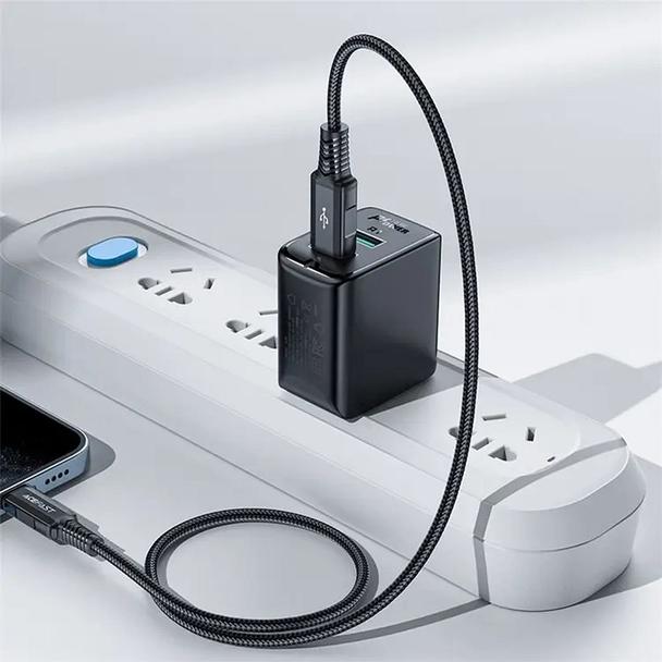 ACEFAST ładowarka sieciowa 2 x USB 3A QC18W A33 UK czarna