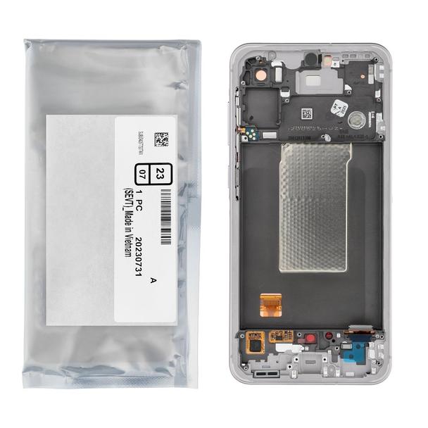 ServicePack Wyświetlacz LCD do SAMSUNG A56 5G A566B Pink GH82-36829D