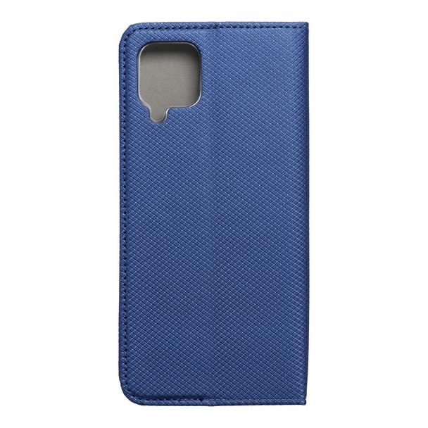 Etui z klapką na Samsung A12 / M12 Smart Case Book granatowe