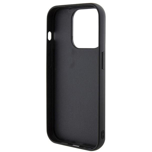 GUESS futerał do IPHONE 15 Pro GUHCP15LPMSDGSK (Disco Script Metal) czarny