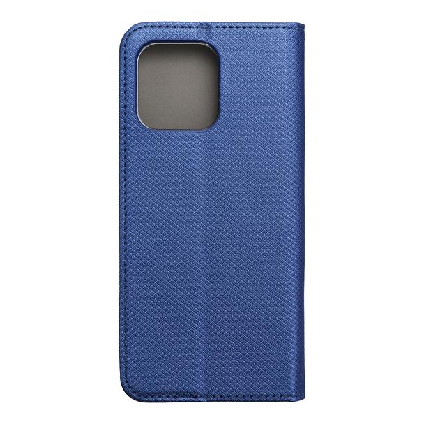 Etui z klapką na Motorola E15 Smart Case Book granatowe