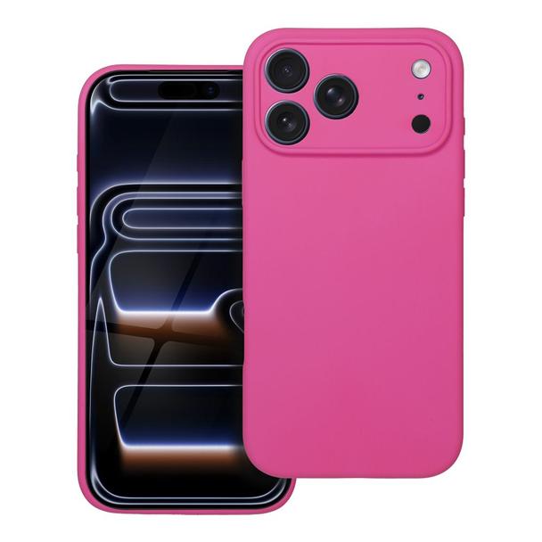 Futerał do iPhone 17 PRO MAX Silicone 2mm zgodny z MagSafe różowy