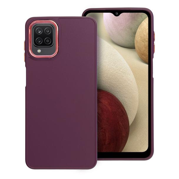 Futerał do Samsung A12 / M12 Frame fioletowy