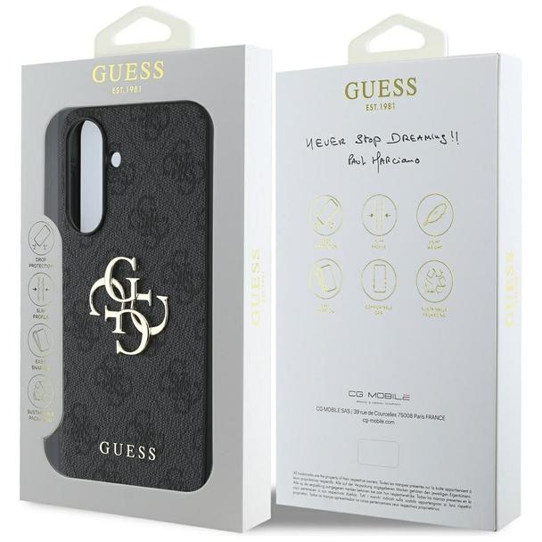 GUESS futerał do SAMSUNG A36 GUHCSA364GMGGR (4G PU Big Logo) czarny