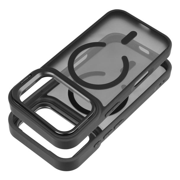 Etui na iPhone 17 Forcell F-Protect Shadow Stand Premium zgodne z MagSafe czarne 0INT