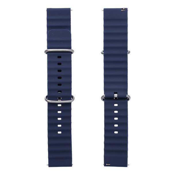 Pasek do zegarka 22 mm Titmo Strap S2 silicone niebieski