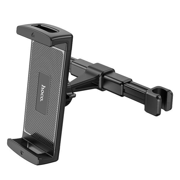 Uchwyt na telefon / tablet do samochodu uniweralny Hoco na zagłówek (4,7" - 12,9") CA121 czarny