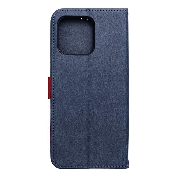 Etui z klapką na Motorola G57 POWER Split Book granatowo-czerwone
