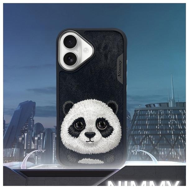 NIMMY futerał BIG EYED PET 2.0 Panda do IPHONE 16 czarny