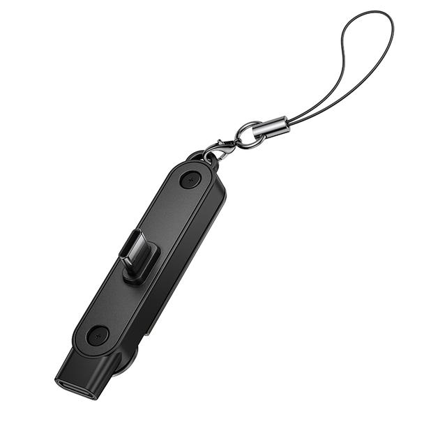 Adapter z podstawką USB C do USB C max 240W Hoco UA47A czarny