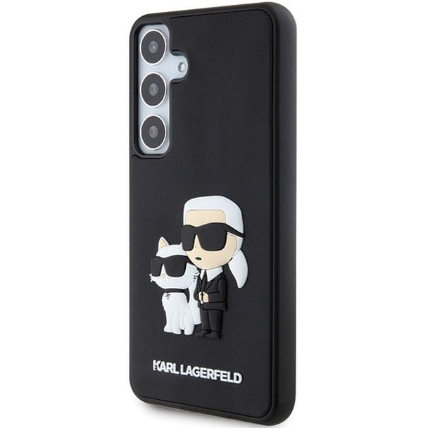 KARL LAGERFELD futerał do SAMSUNG S24 Plus KLHCS24M3DRKCNK (3D RUBBER KC NFT) czarny