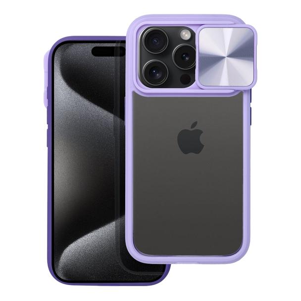 Futerał do iPhone 15 PRO Slider fioletowy