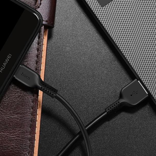 Kabel USB A do USB C Hoco 1 m X13 czarny