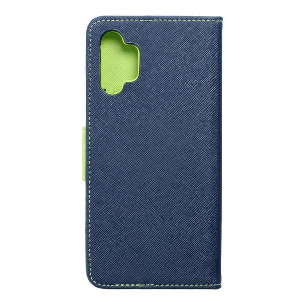 Kabura FANCY Book do  SAMSUNG A32 5G granatowo limonkowy