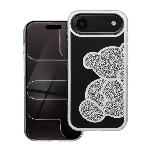 Futerał do iPhone 17 AIR Teddy Bear srebrny