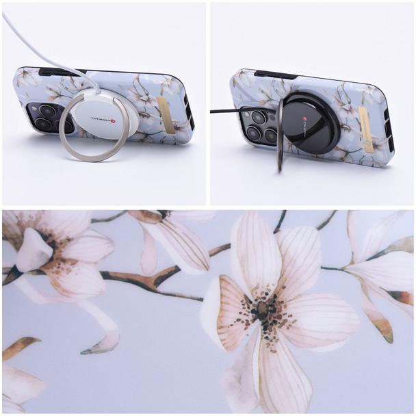 Etui na iPhone 15 PLUS Forcell F-Protect Mirage zgodne z MagSafe spring flowers