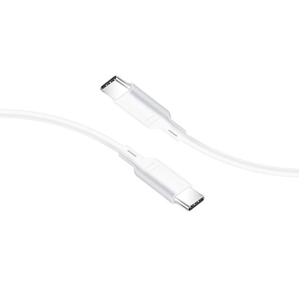 Kabel USB C do USB C Blue Star 3A 1,2 m biały