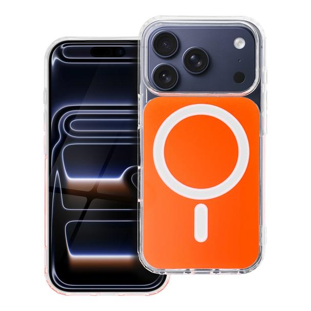 Futerał do Samsung A57 Clear Fusion Mag Cover zgodny z MagSafe hermes orange
