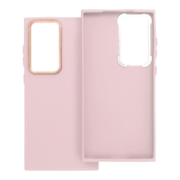 Futerał do Samsung S23 ULTRA Frame pudrowy róż