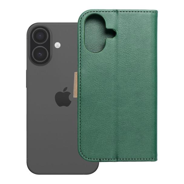 Etui z klapką na iPhone 17 / 18 Split Book zielono-złote