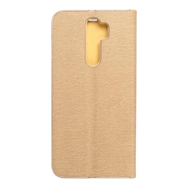 Etui z klapką na Xiaomi Redmi NOTE 8 PRO Luna Book Gold złote