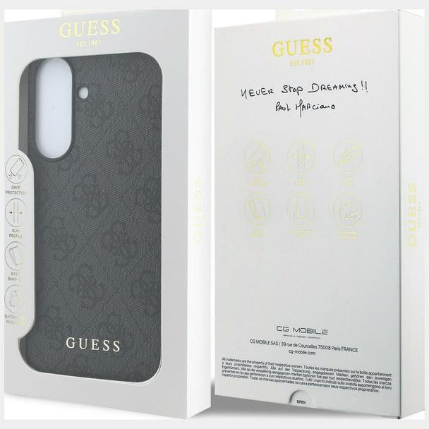 GUESS futerał do SAMSUNG Galaxy A37 GUHCSA37G4GFGR (PU 4G Classic) czarny