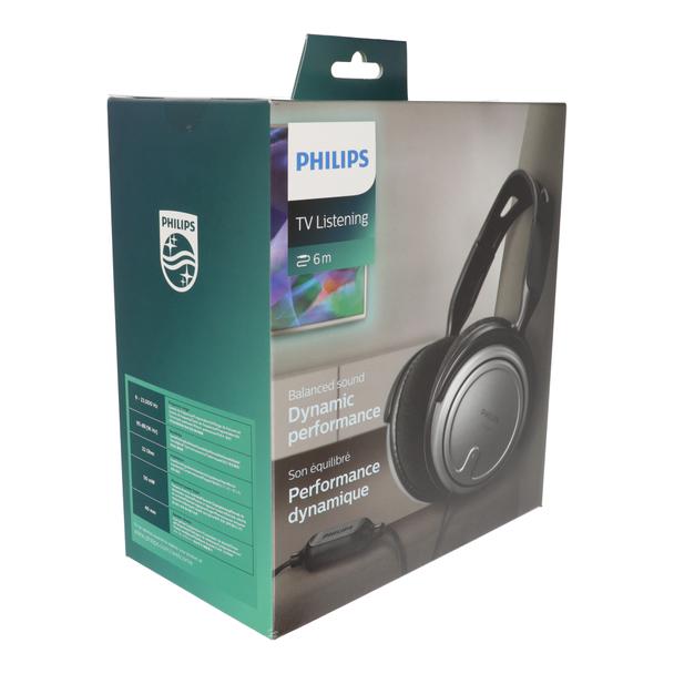 Słuchawki przewodowe nauszne Jack 3,5 mm Philips VSLUSHP2500 srebrne
