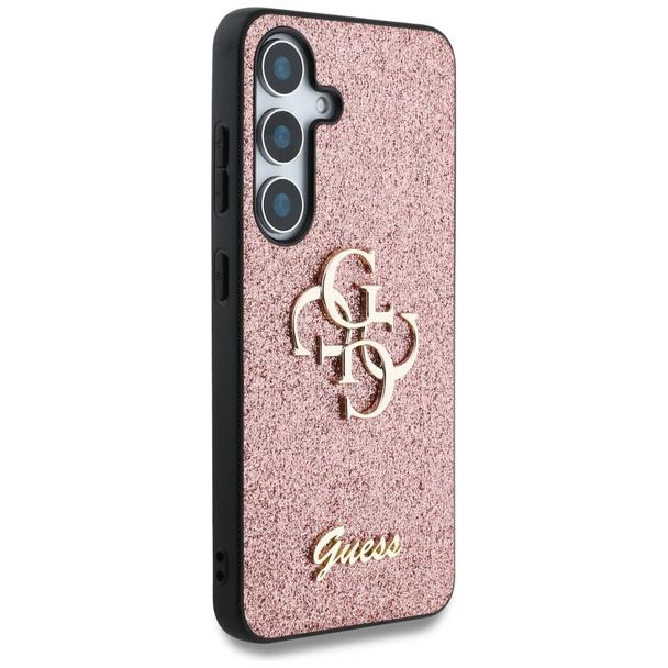 GUESS futerał do SAMSUNG S25 Plus GUHCS25MHG4SGP (Fixed Glitter Big 4G) różowy