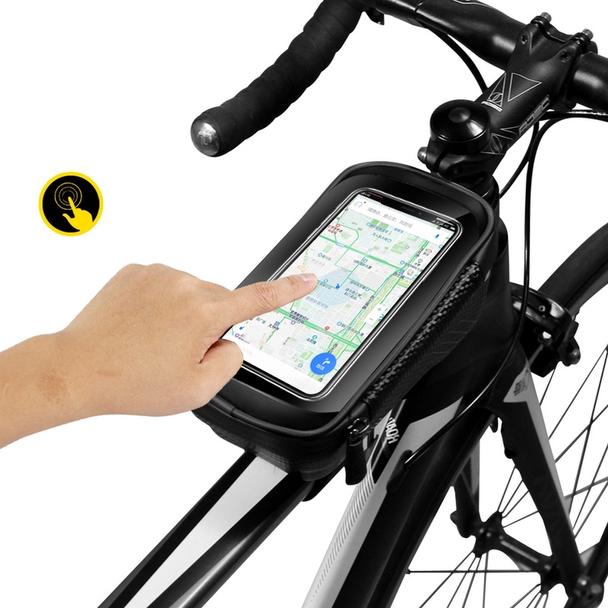 WILDMAN sakwa rowerowa na ramę na zamek  E2 1L ( 4" - 7" ) czarna