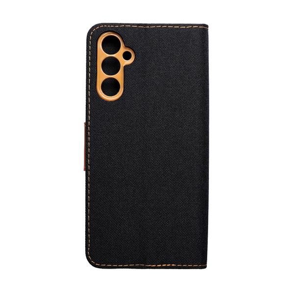 Etui z klapką Samsung A14 4G / A14 5G Canvas Book czarne