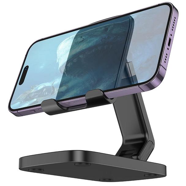 Uchwyt na telefon biurkowy Hoco HD8 czarny