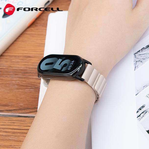 Pasek do Mi Band 8 Xiaomi Forcell F-Design FX8 sprzączka silikon gwiezdny
