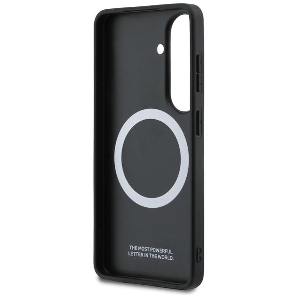 BMW futerał do SAMSUNG S26 kompatybilny z MagSafe BMHMS26S25PCPSKB (Perforated Stripe Logo) niebieski