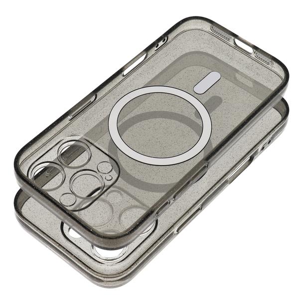 Futerał do Samsung S26 Clear Mag Cover (STR) zgodny z MagSafe czarny glitter