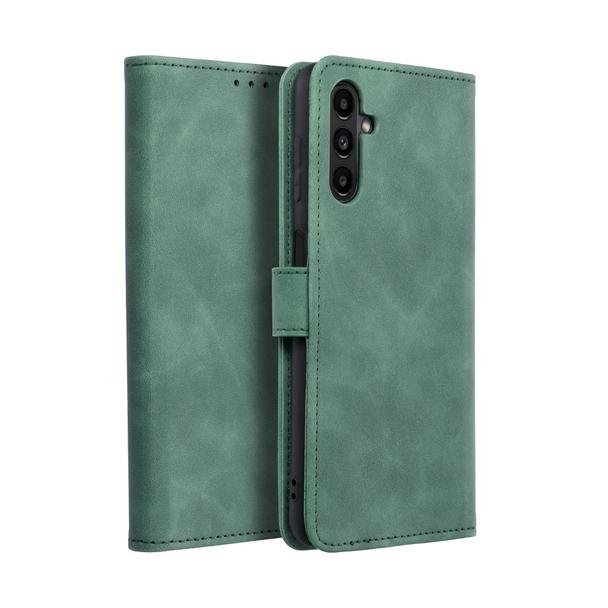 Etui z klapką na Samsung A13 4G Tender Book zielone