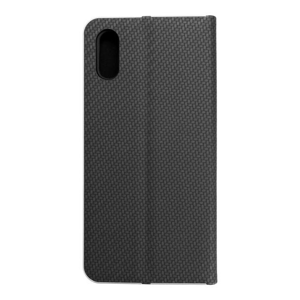 Etui z klapką na Xiaomi Redmi 9AT / Redmi 9A Luna Book Carbon czarne