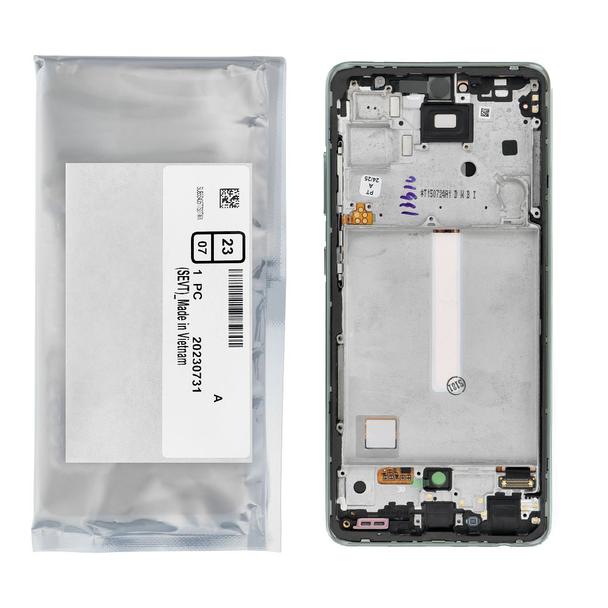ServicePack Wyświetlacz LCD SAMSUNG  A52S 5G A528B GH82-26861E Green