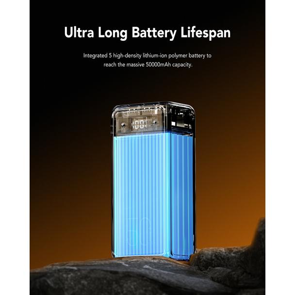 Powerbank Veger Tank Lite (W5001) PD QC3.0 5A 22,5W  50000 mAh czarny
