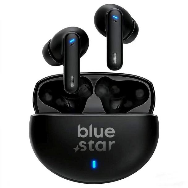 Słuchawki bezprzewodowe douszne Blue Star Zen ANC + ENC TX5 TWS czarne