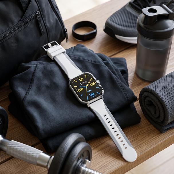Smartwatch TITMO E-150 (AMOLED, bluetooth call) srebrny 0INT