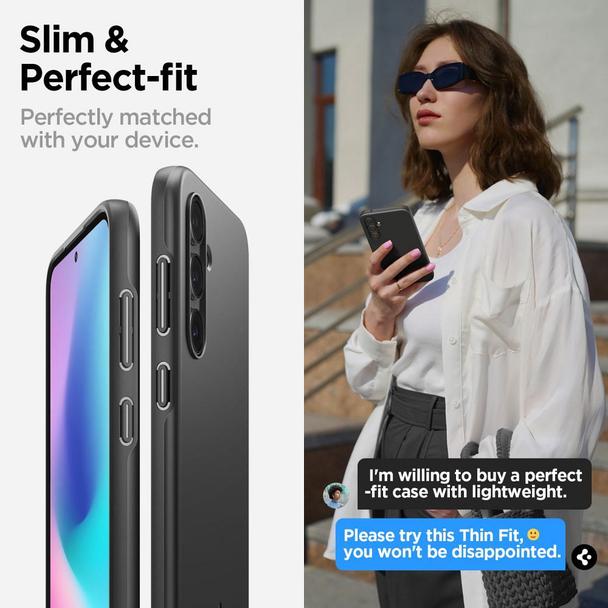 SPIGEN futerał THIN FIT do SAMSUNG S23 FE black